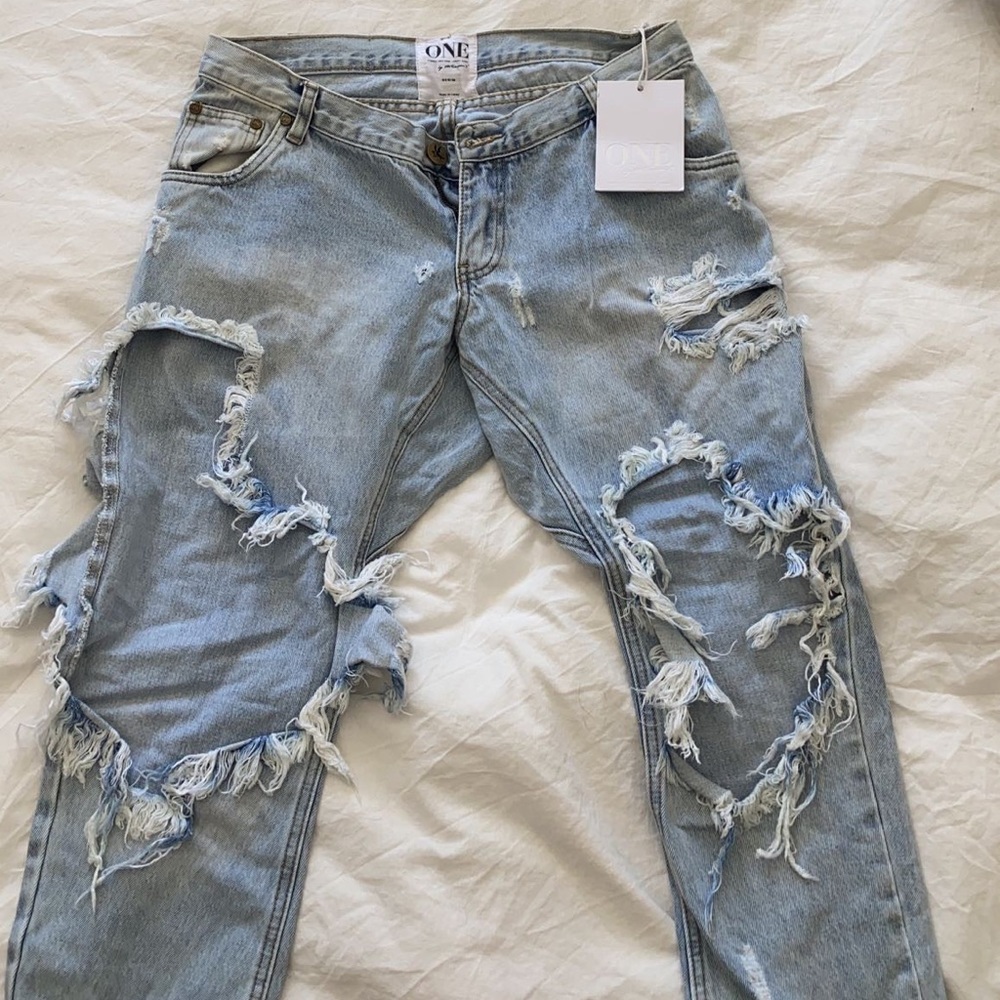 One Teaspoon Brando Lonely Boys Distressed Jeans
